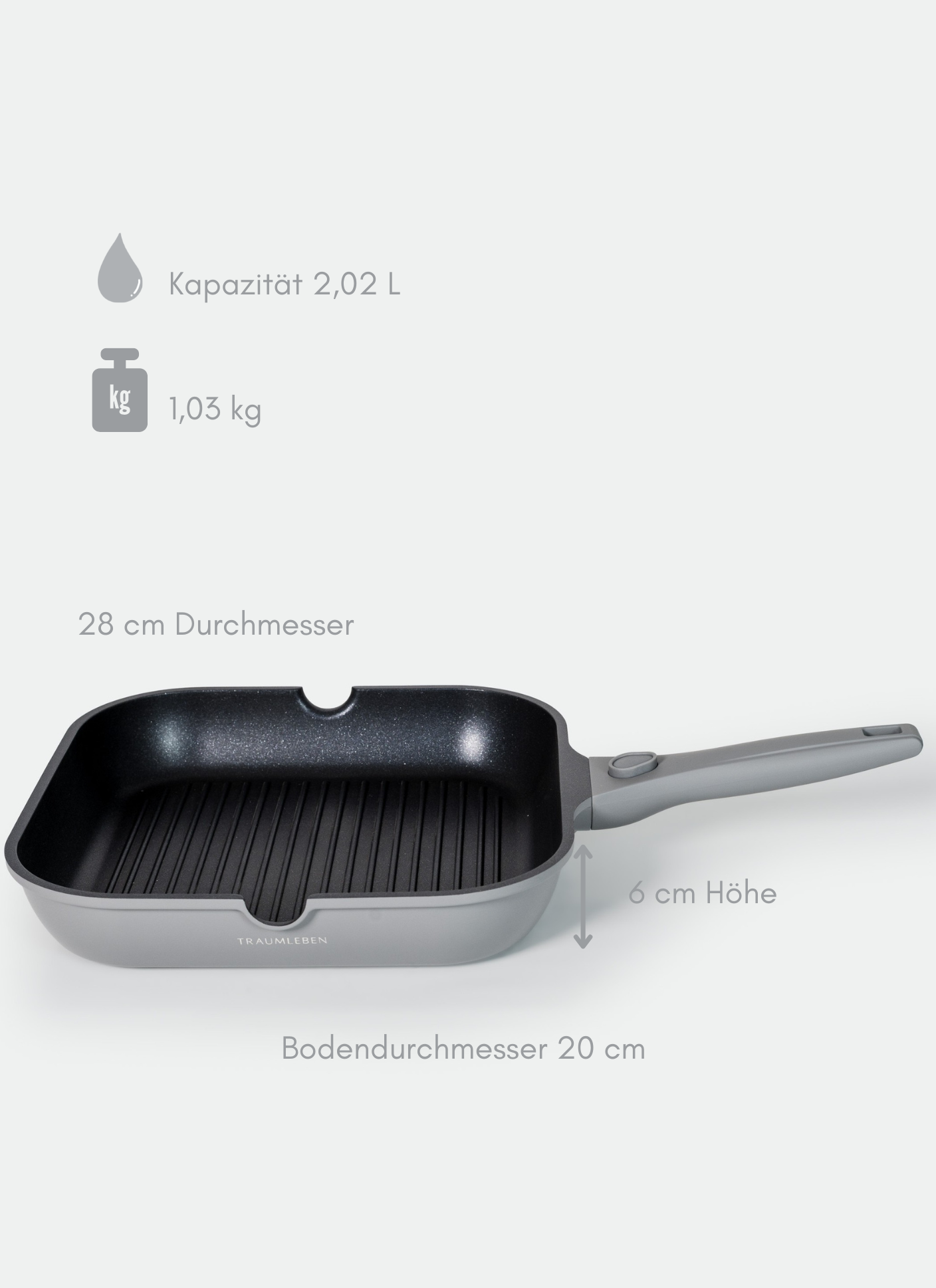 Grillpfanne 28 cm