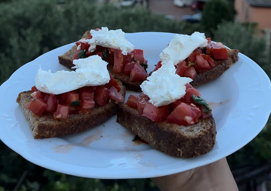 Bruschetta mit Burrata